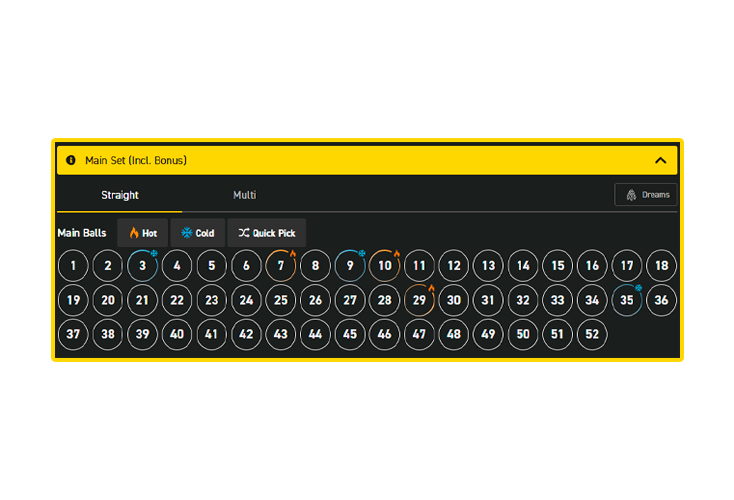 Number selection