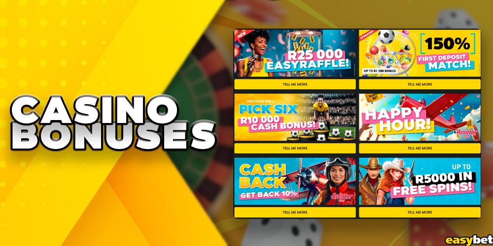 Bonuses for playing at online casinos