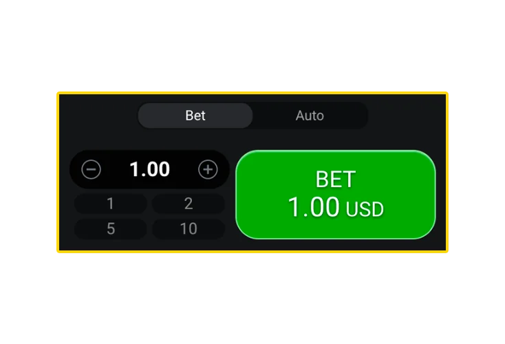 Placing a bet